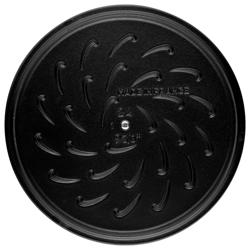 STAUB | BRAISERS - Posuda za pečenje sa Chistera kapljičastom strukturom - Ø 280 mm - Lijevano željezo - Boja bijelog tartufa