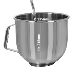 Planetarni mikser - 7 litara - 350 Watt - Uklj. 3 nastavka za miješanje - Kobaltno plava boja