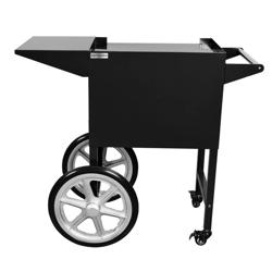 Popcorn Machine Trolley - with Shelf - 940x500x825mm - Black - compatible with PMET5S, PMET5R