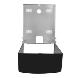 AIR-WOLF | Distributore di asciugamani di carta - per 600 asciugamani - Acciaio inox - Nero