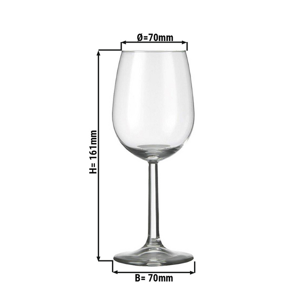 (6 komada) Čaša za vino - ESPRIT - 230 ml - Prozirna 