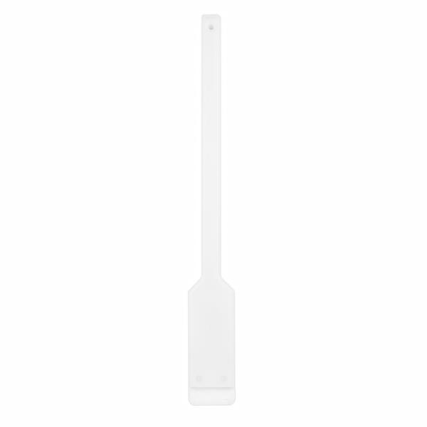 Roerspatel vlak - Polyethyleen - Blad:40x110mm - Lengte:1200mm - wit