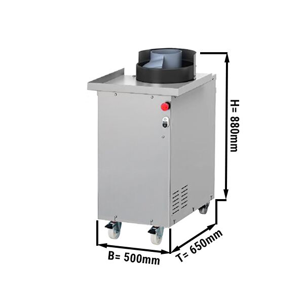 Bouleuse conique - 0,37kW - Plage de poids : ~50-800g - jusqu’à 340pcs/h