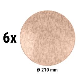 (6 pièces) SELTMANN WEIDEN | Assiette coupe – plate – Ø 215 mm – Rose ancien