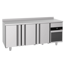 Koelwerkbank PREMIUM - 1865x700mm - met 3 deuren & achterwand