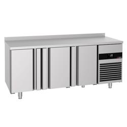 Koelwerkbank PREMIUM - 1865x700mm - 3 deuren - met spatrand - GN 1/1 - 474 liter