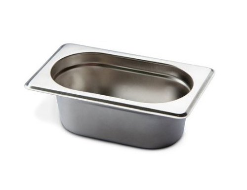 Paslanmaz çelik GN 1/9 Küvet – Yükseklik: 65 mm