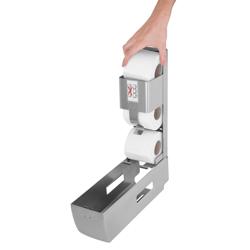 AIR-WOLF | Distributeur de papier toilette - pour 3 rouleaux ménagers - en inox