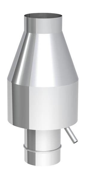 Cappello terminale anti-intemperie per tubazione cappa - Ø 350mm