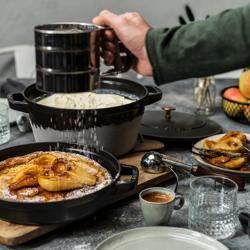 STAUB | STACKABLE SET - Tencere seti - 3 adet - Ø 240mm - Dökme demir - Siyah