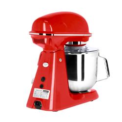 Batteur-mélangeur planétaire professionnel - 7L - 350W - incl. 3 outils - Rouge