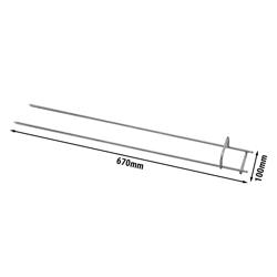 Dvojitý rožeň pro grily na kuřata