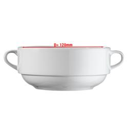 (24 stuks) ENTITY - Soepkop - Ø 120mm - Wit