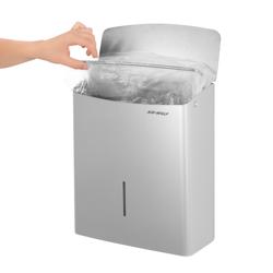 AIR-WOLF | Contenitore per rifiuti igienici - 10 L - Acciaio inox