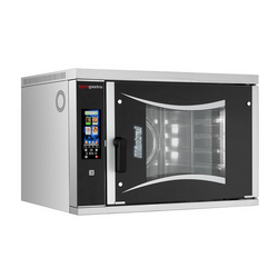 Bakkerij elektrische combisteamer - Touch - 6x EN 60x40 - incl. onderstel met bakplaathouder & wassysteem