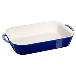 STAUB | CERAMIQUE - Ovenschaal - 340x240mm - Keramiek - Donkerblauw