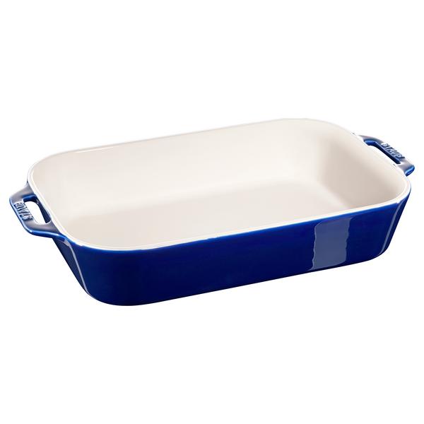 STAUB | CERAMIQUE - Ovenschaal - 340x240mm - Keramiek - Donkerblauw