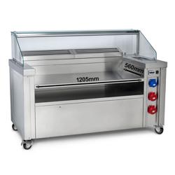 Mobilni pult za kuhanje - 1600x850 mm - Visina: 1170 mm