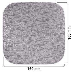 (6 stuks) SELTMANN WEIDEN | Coup bord - plat vierkant - 165x165mm - Grijs