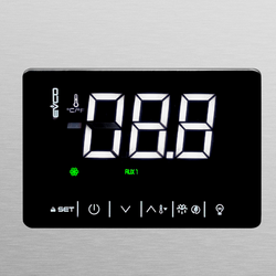 Soğutmalı Tezgah Premium PLUS - 2452x700mm - 1 evyeli , 4 kapılı & Sırtlı