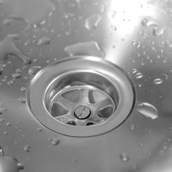 Lavandino mobile - acciaio inox - con dispenser di sapone e asciugamani di carta