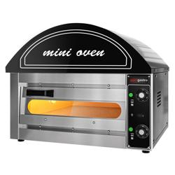 Elektro Mini Pizzaofen - 1x 34cm - Manuell - Schwarz