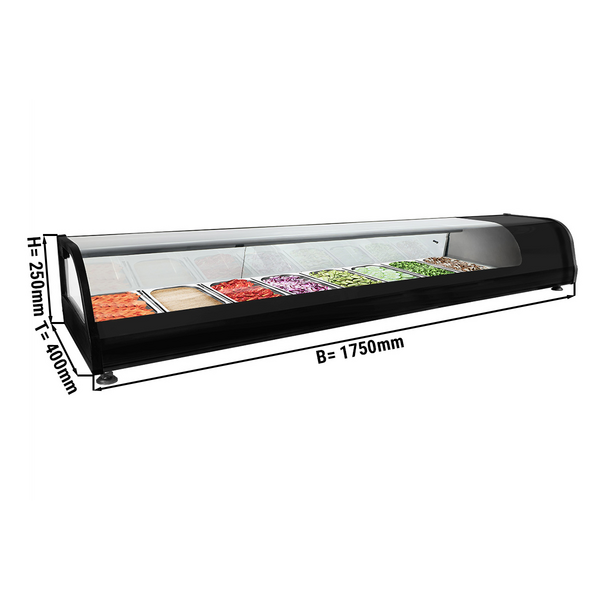Tapas rashladna vitrina PREMIUM - 8x GN 1/3