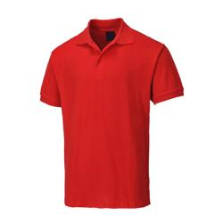 (5 stuks) Heren poloshirt - rood - Maat: XS