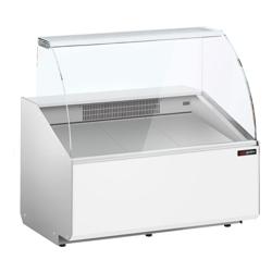 Rashladna vitrina - 944x979 mm - 200 l - Boja Bijela - Prednja ploča Bijela - radna i odlagna ploha