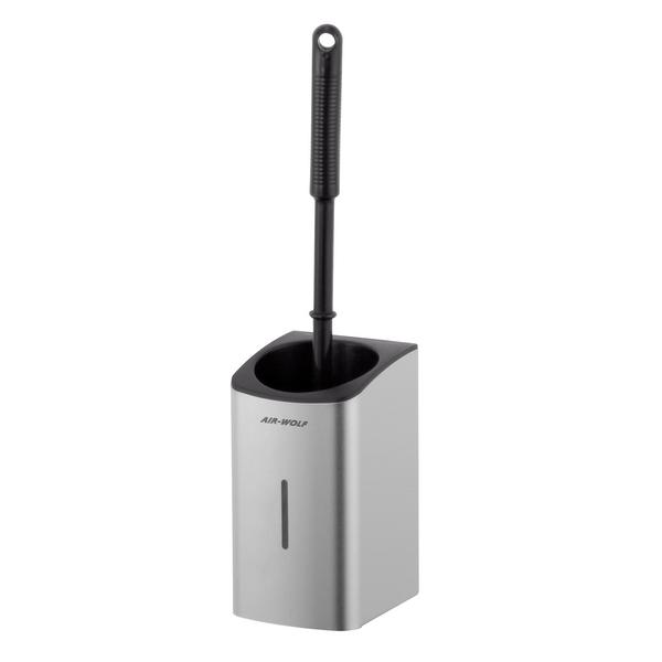 AIR-WOLF | Porte-brosse WC - ouvert en haut - inox