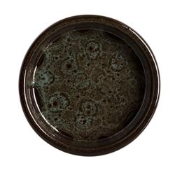 (24 buc) TURKEY - Vas pentru cuptor rotund - Ø 100 mm - maro / albastru