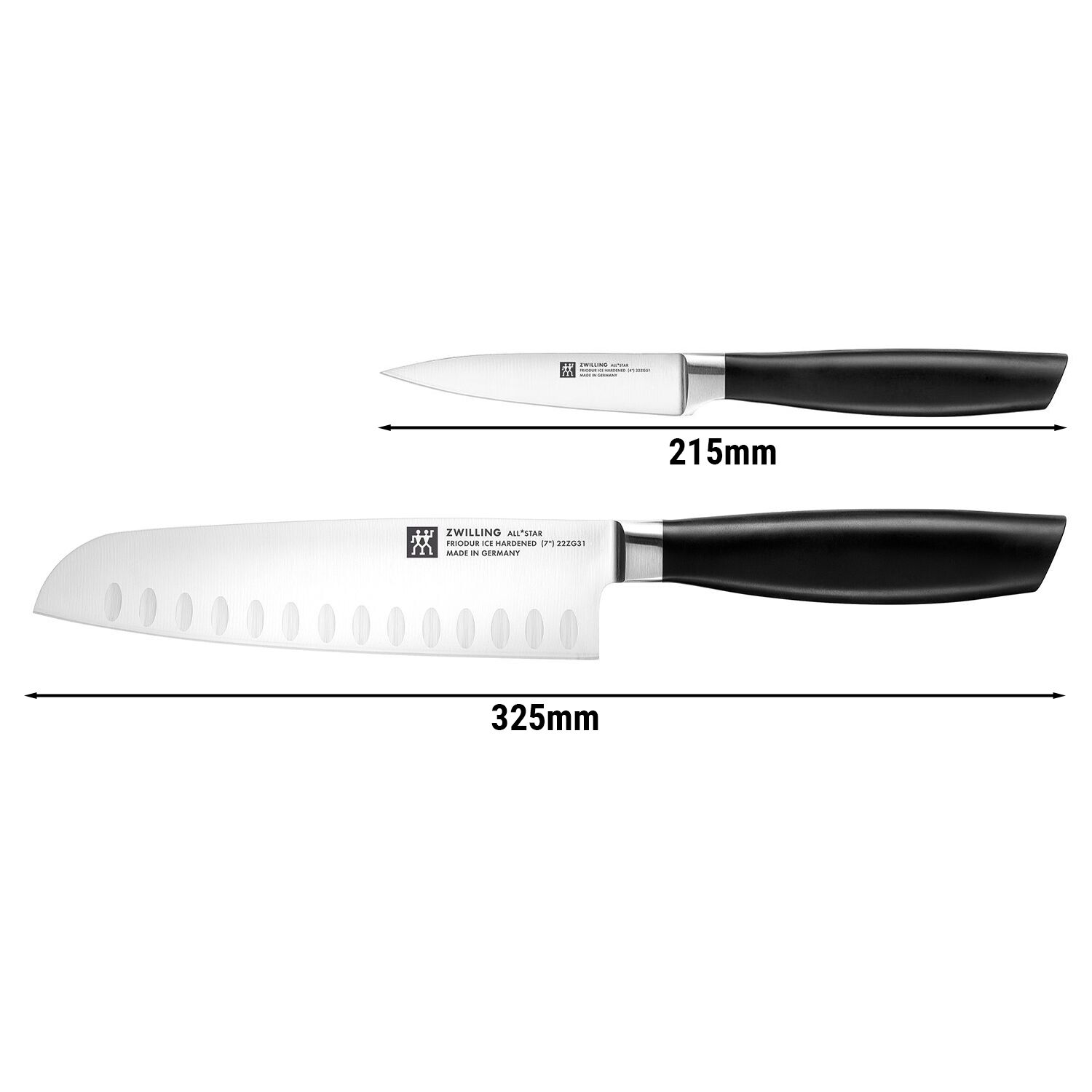ZWILLING | ALL * STAR - Ensemble de couteaux - 2 pièces - Argenté