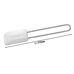 Deegschraper - RVS handvat - 130mm - Kunststof - flexibel