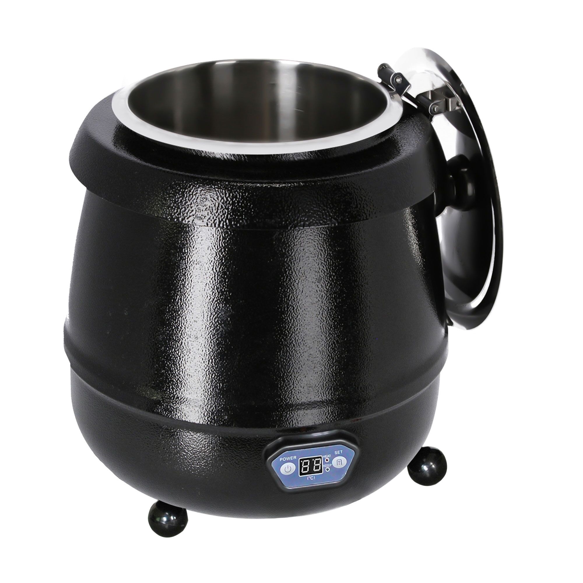 Réchaud à soupe - 9L - Numérique - Noir