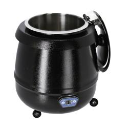 Commercial Soup Warmer - Black – Digital control (0–95 °C)
