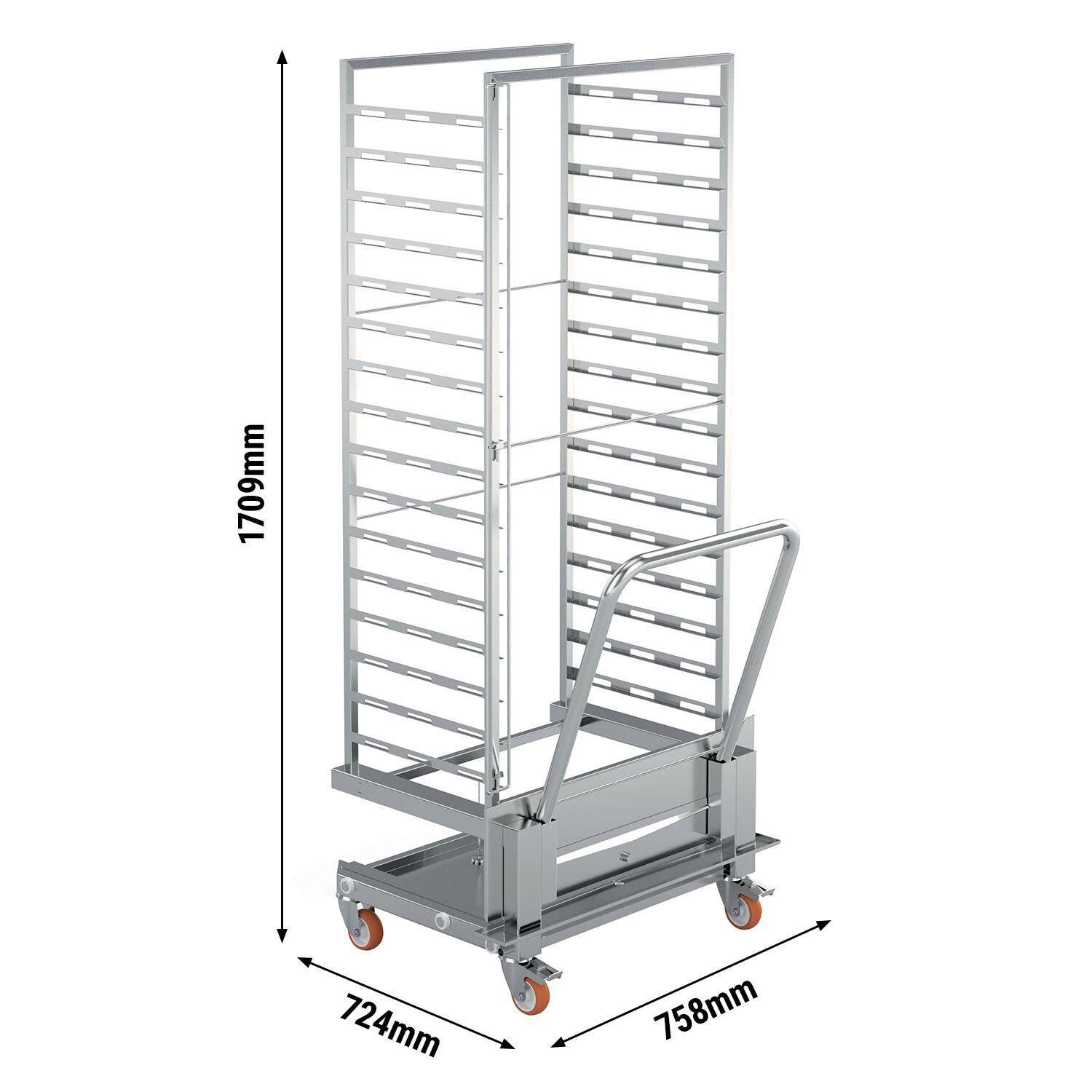 Chariot à plateaux – pour 20 plateaux GN 1/1 – compatible avec KDTV2011 & KDMV2011