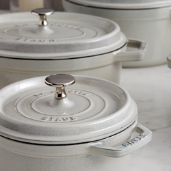 STAUB | LA COCOTTE - Kookpot - Ø 180mm - Gietijzer - Witte truffel