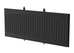 Bočne stranice (paneli) za kolica za posluživanje - 720x200x280 mm - boja crna - lako čišćenje - za kolica za posluživanje SWKP3