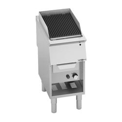 Barbecue à gaz professionnel SÉRIE PAOLO 700 - 9kW - sur pied - P730mm - grilles de cuisson en fonte