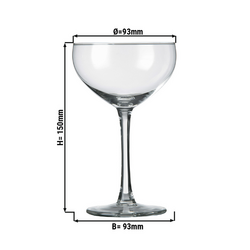 (12 db) Pezsgős pohár - PARIS - 240 ml