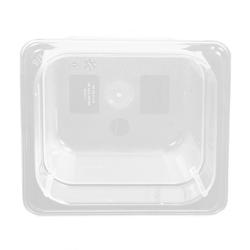 (6 stuks) Polycarbonaat GN-bak GN 1/6 - transparant - 1,5 liter - Diepte: 100mm