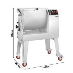 Malaxor de carne electric - 32 litri - 31 kg - 750 W - funcție reverse (înainte & înapoi)