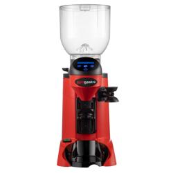 Commercial Coffee Grinder - 2kg - 77dB - with Dispenser (Doser) - Red