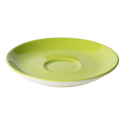 (6 stuks) BART COLOUR CAFE - Koffie schotel - Ø 135mm - Limegroen