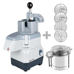 Ηλεκτρικός Συμπαγής Κόφτης Λαχανικών - 735 Watt - με 4 δίσκους κοπής/τριψίματος και εξάρτημα κόφτη - Αναδιπλούμενο καπάκι