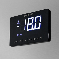 Bakkerij vrieswerkbank Premium PLUS - 2185x800mm - met 3 deuren & granieten werkblad