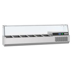 Opzetkoelvitrine PREMIUM - 1550x390mm - 6x GN 1/3