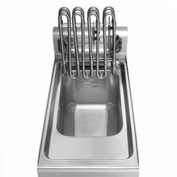 Dubbele elektrische friteuse - 10+10 liter - 18 kW - mechanische bediening - met aftapkraan