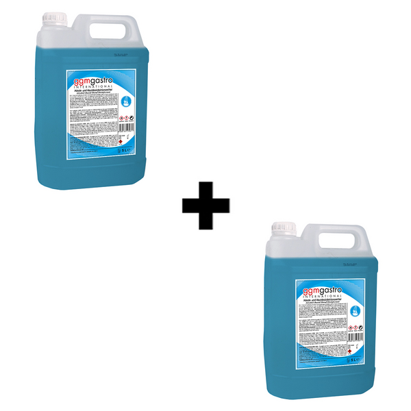 (2 pièces) Désinfectant pour les mains - 2x bidons de 5 litres	