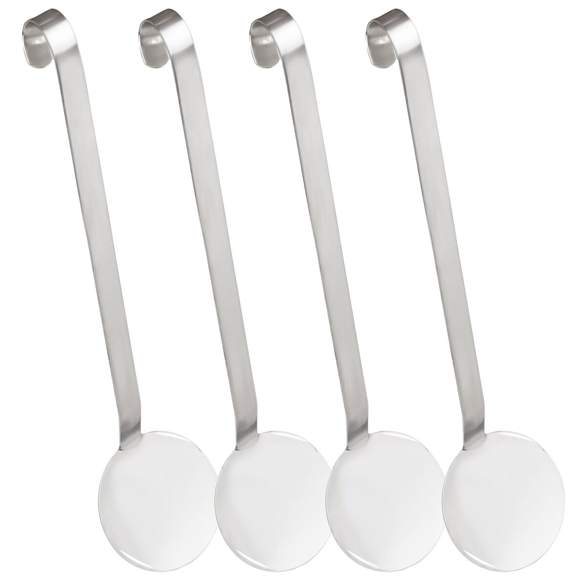 (4 pcs) Cuillère à riz - Longueur : 500mm - Acier inoxydable